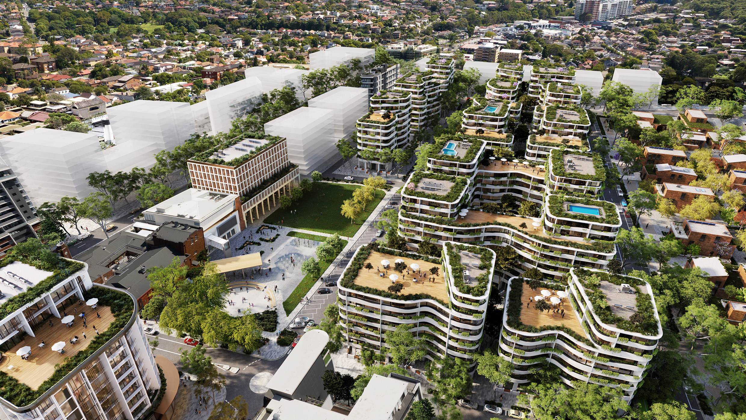 After: Photo of current park and admin building 